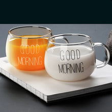 Load image into Gallery viewer, Good Morning Glass Cups
