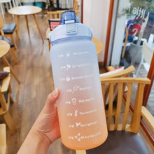 Load image into Gallery viewer, Gradient Aqua Motivate Tumblers
