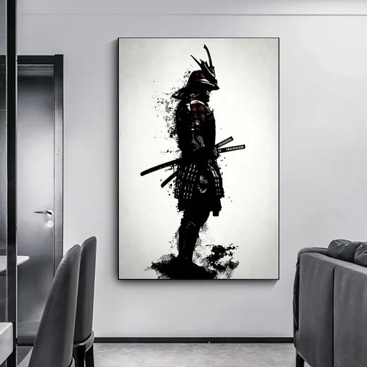 Vintage Samurai Spirit Wall Art