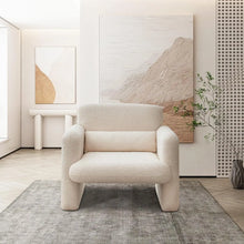 Load image into Gallery viewer, Modern Lamb Faux Accent Chairs
