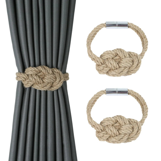 Rustic Ombre Braided Tiebacks
