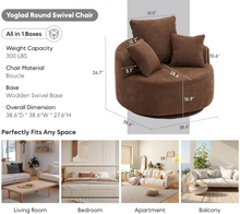 Load image into Gallery viewer, Tavo Boucle Accent Chairs
