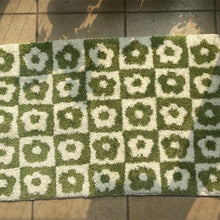 Load image into Gallery viewer, Plaid Petals Area Rug
