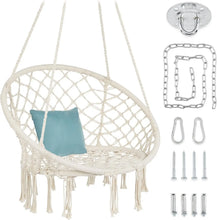 Load image into Gallery viewer, Macrame Hammock Chair
