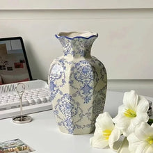 Load image into Gallery viewer, Azure Porcelain Vase

