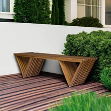 Load image into Gallery viewer, TeakWood Arc Bench
