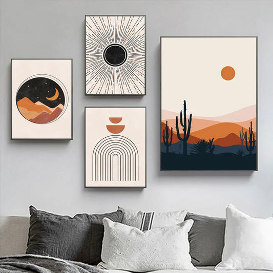 Twilight Desert Wall Art