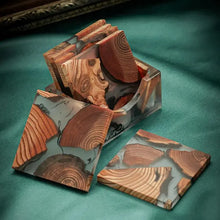Load image into Gallery viewer, Wooden Vein Coaster
