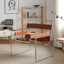 Load image into Gallery viewer, Vassili Saddle Accent Chair
