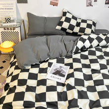 Load image into Gallery viewer, Checker Luxe Duvet Cover
