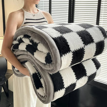 Load image into Gallery viewer, Checkered Premium Throw Blanket
