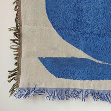 Load image into Gallery viewer, Woman in Blue Throw Blanket
