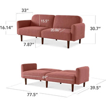 Load image into Gallery viewer, Mauve Moderne Sofa
