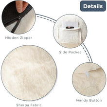 Cargar imagen en el visor de la galería, Sillones puff grandes de felpa
