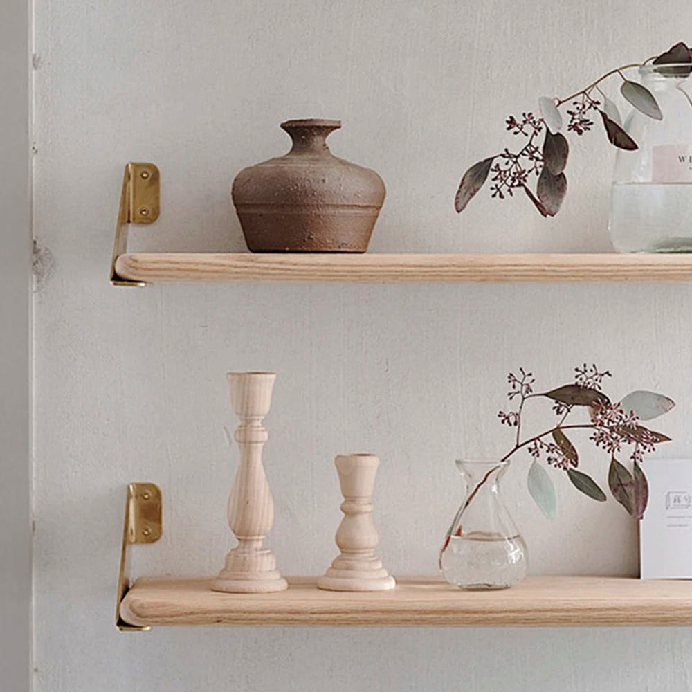 Artisan Wood Candlestick Holders