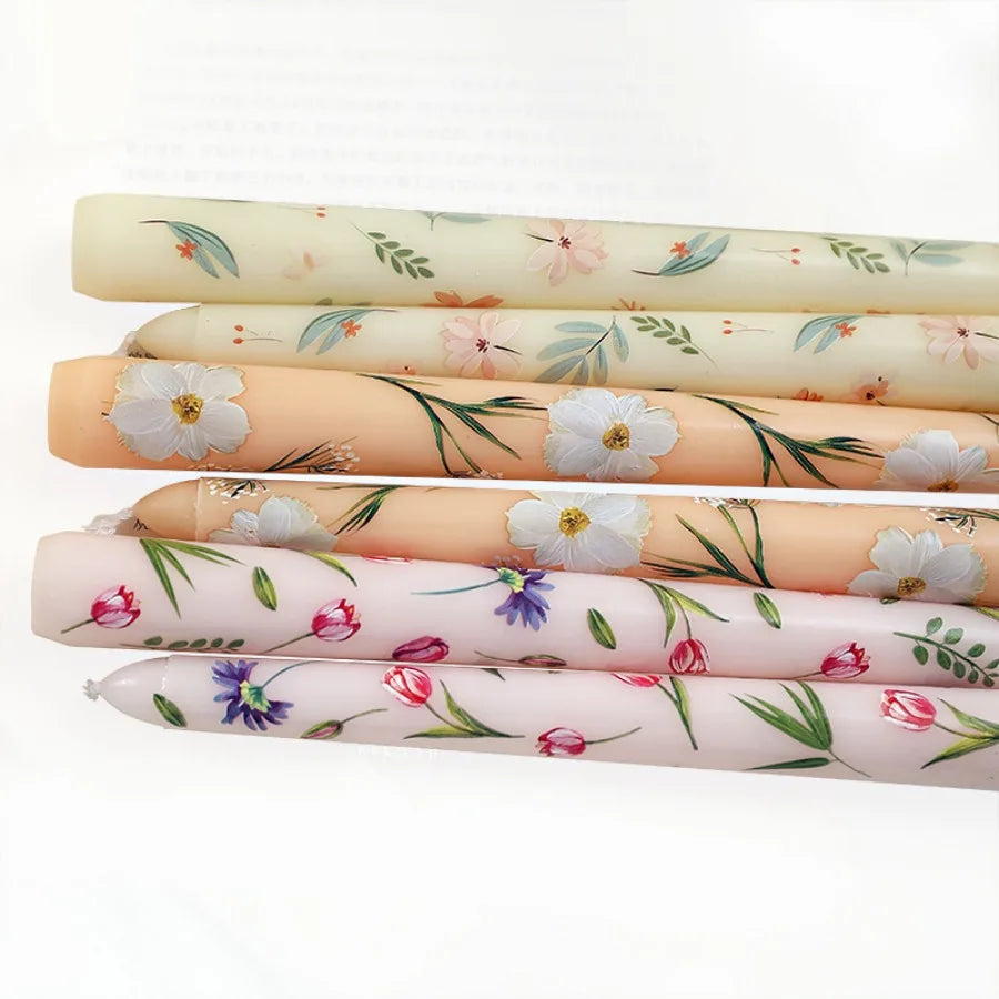 Pastel Petals Candlesticks