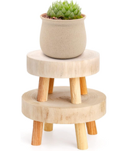 Load image into Gallery viewer, Nature's Rustic Plant Stools
