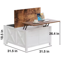 Load image into Gallery viewer, Elevated Farmhouse Coffee Table
