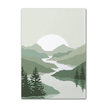 Load image into Gallery viewer, Sage Outdoor Sunrise Wall Art
