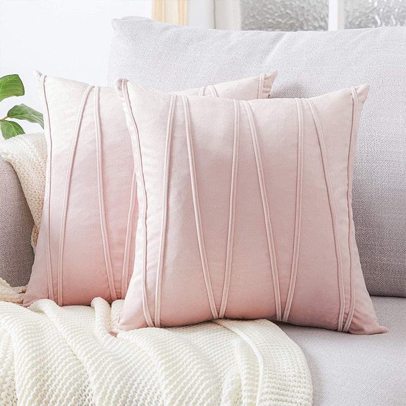 Velvet Valentin Throw Pillows