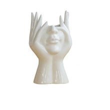 Load image into Gallery viewer, Quirky Half-Face Vase
