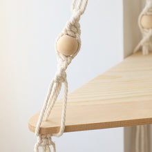 Load image into Gallery viewer, Artisan’s Macrame Shelves
