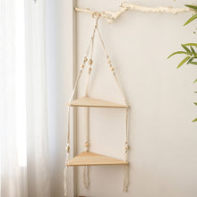 Load image into Gallery viewer, Artisan’s Macrame Shelves
