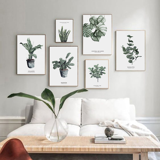 Watercolor Plant Wall Art