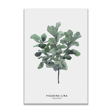 Cargar imagen en el visor de la galería, Arte mural de plantas en acuarela
