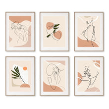 Load image into Gallery viewer, Peachy Silhouette Wall Art
