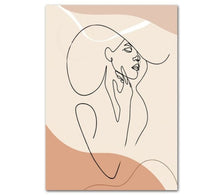 Load image into Gallery viewer, Peachy Silhouette Wall Art
