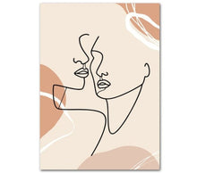 Load image into Gallery viewer, Peachy Silhouette Wall Art

