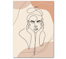 Load image into Gallery viewer, Peachy Silhouette Wall Art
