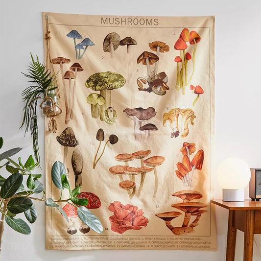 Magic Mushroom Tapestry