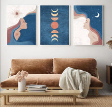 Load image into Gallery viewer, لوحة فنية جدارية ثنائية نجمية
